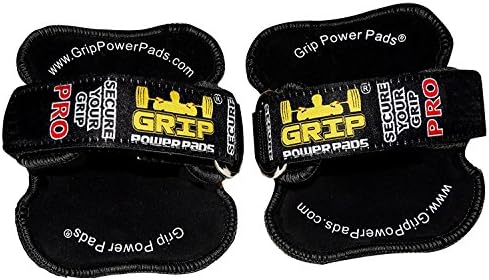 Fitness Eldivenleri Grip Power Pads ® PRO-Kaldırma Kulpları Spor Salonu Egzersiz Eldivenlerine Alternatif