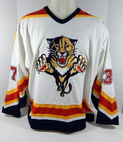 Florida Panthers Gies 37 Oyun Kullanılmış Beyaz Forma DP04847 - Oyun Kullanılmış NHL Formaları