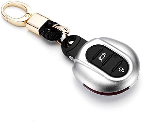 Gümüş Metal Araba Anahtarı Durum katlanır anahtar Kabuk Araba Anahtarı Durum Fob Koruyucu BMW mini Anahtarsız Giriş Uzaktan Kumanda