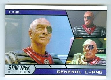 Christopher Plummer ticaret kartı Star Trek VI Klingon General Chang 201483