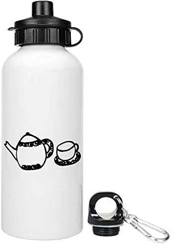Azeeda 400ml 'Çaydanlık ve Bardak' Çocuklar Yeniden Kullanılabilir Su / içecek Şişesi (WT00055998)