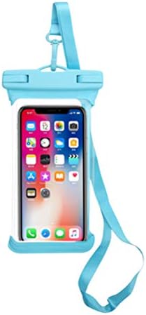 Sosoport PVC Şeffaf Cep Telefonu Çantası Evrensel Telefon Yüzen Çanta Kılıfı Açık Su Sporları Telefon Kılıfı (Mavi)