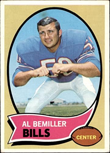 1970 Topps 191 Al Bemiller Buffalo Bills (Futbol Kartı) ESKİ+ Bills Syracuse