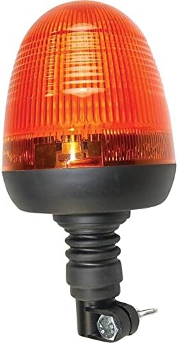 Kaplan ışıkları TL2000 LED Amber uyarı lambası 48 Watt, 4 Amper, 12 V ,10 [inç] Uzunluk, 5 [inç] Çap, Sel / Yanıp Sönen arazi ışığı