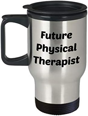 Gelecek Fiziksel Terapist Seyahat Kupa-Komik Çay Sıcak Kakao termos kupa-Yenilik Doğum Günü Noel Yıldönümü Gag Hediyeler Fikir