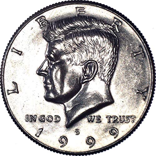 1999 D Kennedy Yarım Dolar 50C Parlak Dolaşımsız