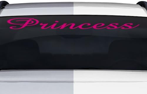 Yapışkan Kreasyonlar-Prenses Ön Cam çıkartma Vinil Grafik Arka Arka Cam Afiş Bagaj Kapağı Araba Kamyon SUV Van Araç Römorku Tekne Komut