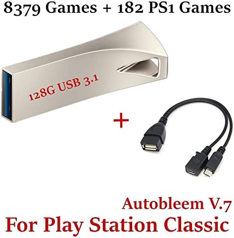 Playstation için Mikro USB OTG Kablosu ile 128GB Flash Sürücü U-Disk Klasik