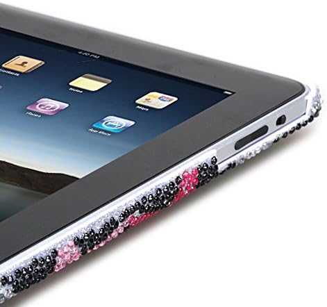 Asmyna Arka Koruyucu Kapak için iPad, Pırıltı Diamante (İPADHPCBKDM117WP)