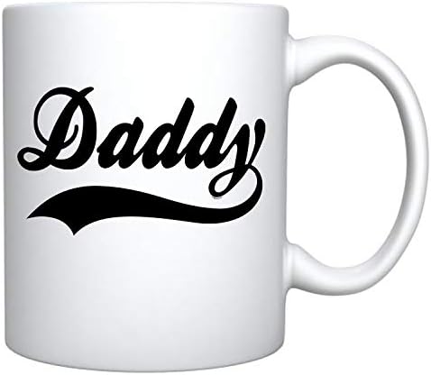 Veracco Baba - Beyaz Seramik Kahve Kupa-Komik babalar Günü Doğum Günü Hediyeleri İçin Yeni Baba Baba Üvey (Beyaz, Seramik)