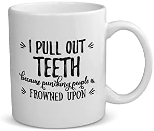 Diş hekimi Kahve Kupa, Ortodontist için Komik Hediyeler, Neredeyse bir Diş Cerrahı, Çırak Mezuniyet Hediyesi, Yeni İş Doğum Günü Bardağı