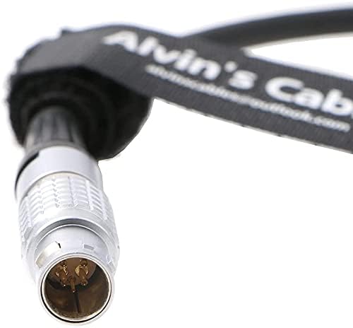 Alvin'in Kabloları 6 Pin Erkek XLR 4 Pin Dişi Güç Kablosu DJI Ronin için 2 Gimbal Sabitleyici Sony F55 SXS Venedik Kamera 30 cm|12