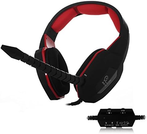 GuDenns PC MAC PS3 PS4 Xbox 360 Kablolu Stereo Çok Fonksiyonlu oyun Kulaklığı Pro Oyuncular için Plug-in Mikrofon Gürültü İptali ile