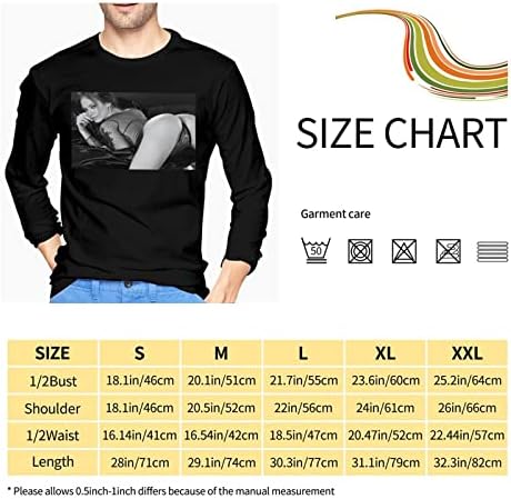 Mila Kunis T-Shirt Erkek Casual O-Boyun T Shirt Fit Egzersiz Uzun Kollu Tee Gömlek Tops