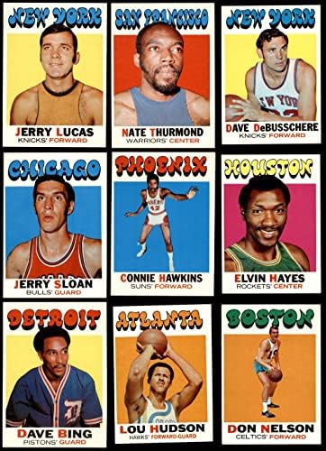 1971-72 Topps Basketbol Komple Seti (Basketbol Seti) NM