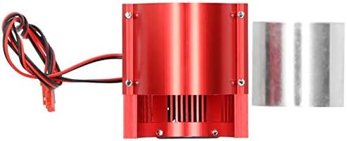 Labuduo RC soğutma kapağı, RC ısı emici Fan, ısıya dayanıklı alüminyum alaşım sökmeye dayanıklı 40-43mm Motor kullanımı için RC araba
