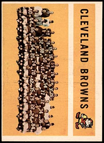 1960 Topps 31 Browns Takım Kontrol Listesi Cleveland Browns-FB (Futbol Kartı) VG / ESKİ Browns-FB