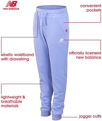 New Balance Kız Çocuk Eşofman Altı-Aktif Polar koşucu pantolonu (Beden: 4-16)