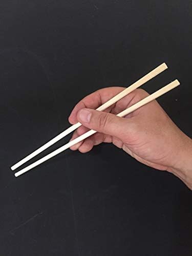 Yamato Bussan Split Chopsticks, Küçük Çiçek Hiyori Genroku Chopsticks, Titrek Kavak, 8,0 inç (20,3 cm), 100 Çift