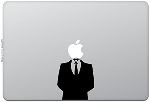 Tür Mağaza MacBook Air / Pro 11/13 MacBook Çıkartması Anonim 15 Siyah M445-15-B
