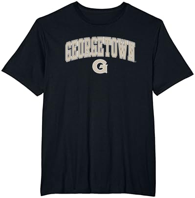 Georgetown Hoyas Kemer Üzerinde Siyah Resmi Lisanslı T-Shirt