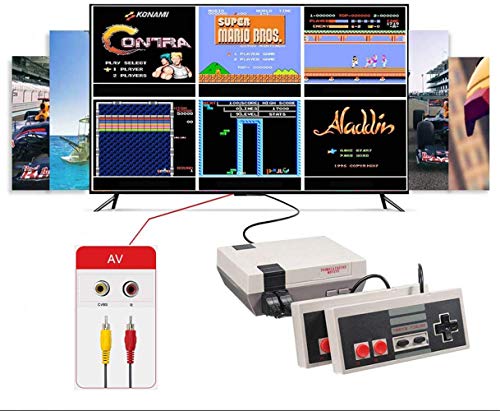 ZeroStory Retro Klasik Oyun Konsolu, Retro Oyun Konsolu Dahili 620 Oyunları ve 2 NES Denetleyici Noel Doğum Günü için