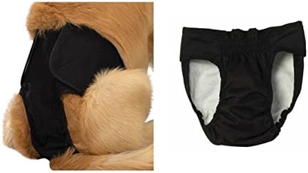 ClearQuest & Clean Go Erkek YAVRU Pantolon Yıkanabilir Pamuklu Yeniden Kullanılabilir Bez Bebek Bezi Köpekler için Closeout (XLarge)