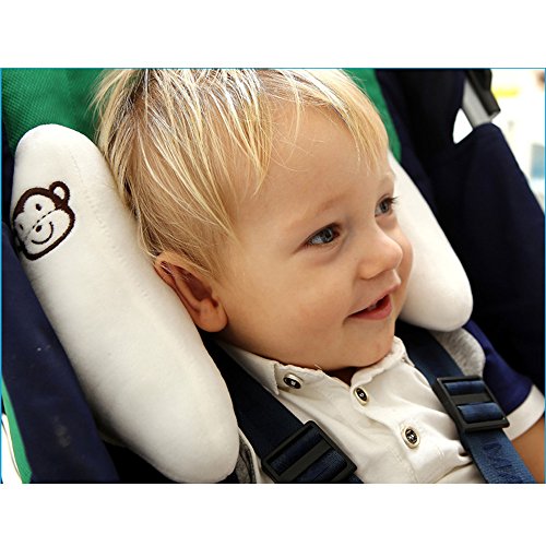 G-Tree Araba Koltuğu Baş Boyun Desteği Seti, Baş Destek Bandı ile Ayarlanabilir Bebek Kafalık Bebekler ve Bebek U-Şekli Arabası Baş