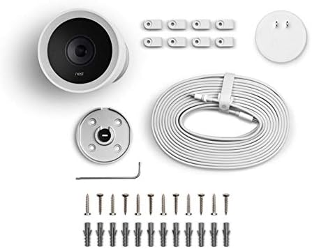 Google-Nest Cam IQ Dış Mekan Güvenlik Kamerası, NC4100-Beyaz (Yenilendi)