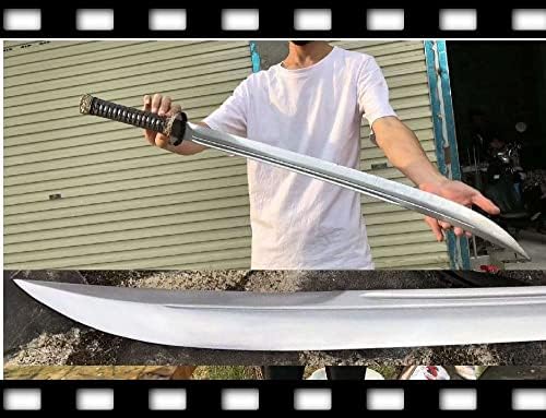 SHZBZB Kılıç El Yapımı Çok Keskin Kung Fu Kılıç HRC60 Yüksek Manganez Çelik Bıçak Dövüş sanatları Qing Dao