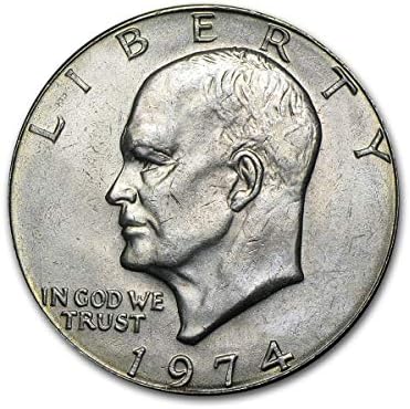 1974 P Eisenhower IKE Kaplı Dolar Parlak Dolaşımsız