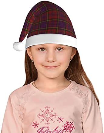 Noel Şapkası, Çocuklar için Noel Tatil Şapkası, Noel Yeni Yıl Partisi için Unisex Klasik Noel Baba Şapkası