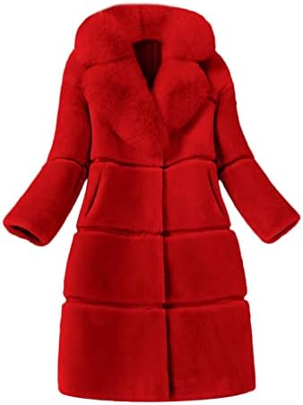 Moda Giyim Kadın Faux Ceket Zarif Kalın Sıcak Moda Giyim Uzun Sahte peluş ceket Sıcak Ve Yumuşak kışlık palto