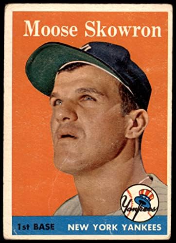 1958 Topps 240 Bill Skowron New York Yankees (Beyzbol Kartı) ADİL Yankees
