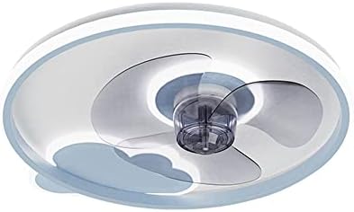 KMYX yaratıcı basit Fan ışık ev avize hayranları ile 3-renk dim Fan tavan lambası 3-hız rüzgar dilsiz Fan yatak odası oturma odası