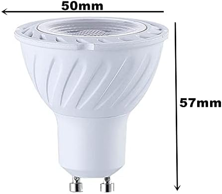 3 W GU10 LED Ampuller GU10 LED COB ampuller 3 Watt(25 W Halojen ampullere eşdeğer)Sıcak beyaz 3000 K 200LM Peyzaj gömme hüzme aydınlatma