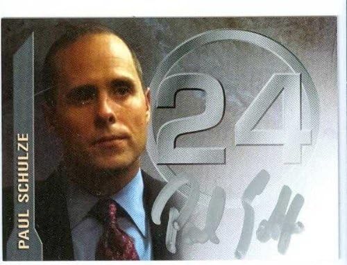 Paul Schulze imzalı ticaret kartı 24 TV Şovu Ryan Chapelle