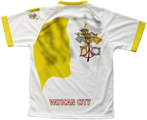ScudoPro Vatikan Şehir Bayrağı Teknik erkek ve Kadın T-shirtü