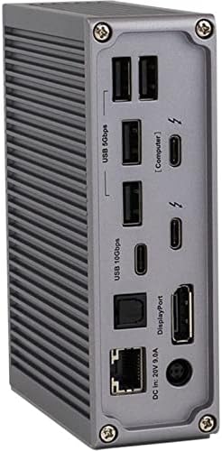 CalDigit TS3 Plus Yerleştirme İstasyonu-Hafıza Kartı Okuyucu / Monitör için-Evet - SD-87 W - Thunderbolt 3 - Desteklenen 2 Ekran -