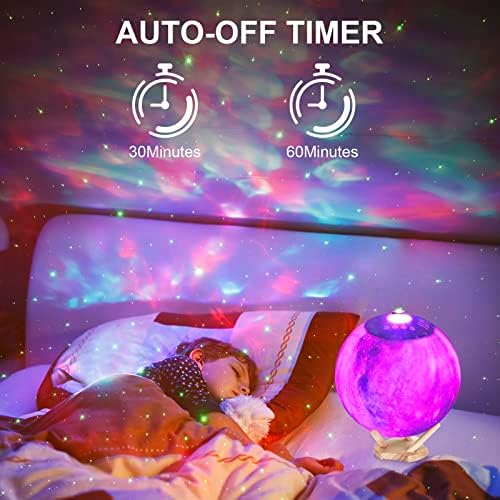 Yıldız Projektör, Galaxy Projektör, 5.9 in Ay Lambası Standı ve Uzaktan Kumanda, Gece lambası projektör Çocuklar için yatak odası dekoru