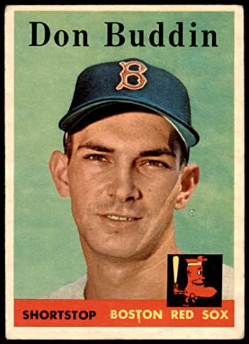 1958 Topps 297 Don Buddin Boston Red Sox (Beyzbol Kartı) - Red Sox