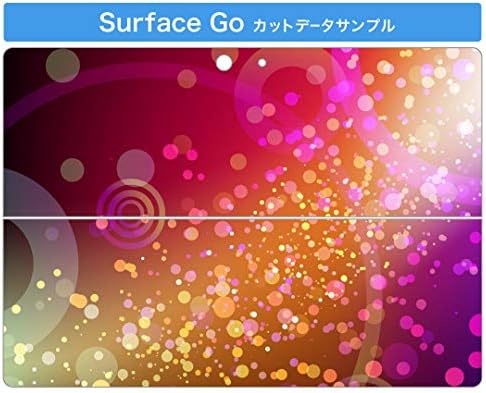 ıgstıcker Çıkartması Kapak Microsoft Surface Go/Go 2 Ultra İnce Koruyucu Vücut Sticker Skins 002242 Floresan Renkli
