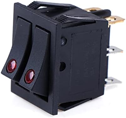 ALEMO HUANGXING-1 ADET Rocker Anahtarı Kemer Kedi Gözü Anahtarı İki Çete Anahtarı Çift Anahtarı