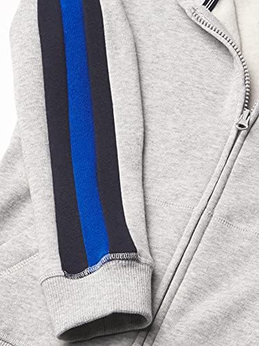 Nautica Erkek fermuarlı kapüşonlu Svetşört Sweatshirt, İmza Logo Tasarımı, Kanguru Cepli, Hafif Yapağıdan Yapılmıştır
