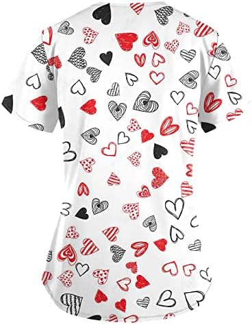 Bayan Yaz Üstleri Kadınlar için Sevgililer Gömlek Grafik Tees Moda Kıyafetler Onun için Sevgililer Günü Hediyeleri Moda Baskılı Kısa