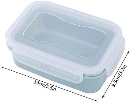 BLMİEDE Basit Buzdolabı Koruma Kutusu Küçük yemek kabı Mutfak yemek kabı şeffaf plastik saklama kabı Öğle Yemeği için Mühürlü Kutu