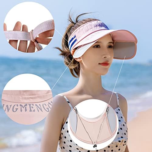 Peıcees güneşlik şapka Geniş Ağızlı Kadınlar için Güneş Koruma kapağı Golf Tenis Plaj Koşu Yürüyüş Balıkçılık Bahçe