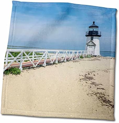 3dRose Brant Deniz Feneri, Nantucket Limanı, Nantucket, Massachusetts, ABD-Havlular (twl-279044-3)