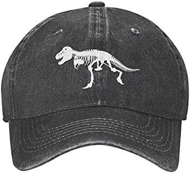 Erkek kafatası dinozor beyzbol şapkası sevimli Vintage ayarlanabilir beyzbol şapkası Kadın erkek için