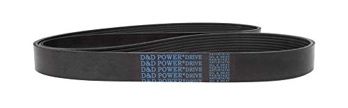 D & D PowerDrive 6PK2288 Metrik Standart Yedek Kayış, 90.75 Uzunluk, 0.86 Genişlik